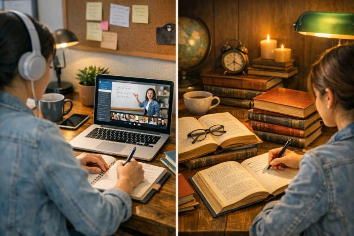 Online vs Offline GRE Preparation