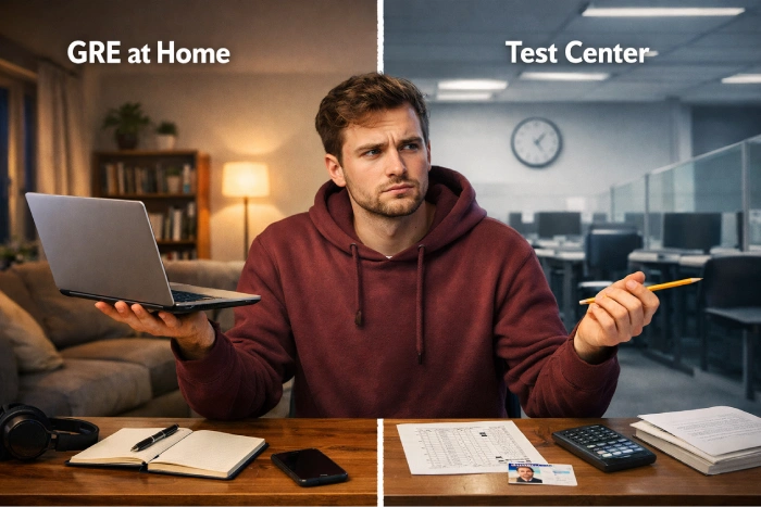 GRE Home Edition vs Test Center: Complete Comparison (2026)